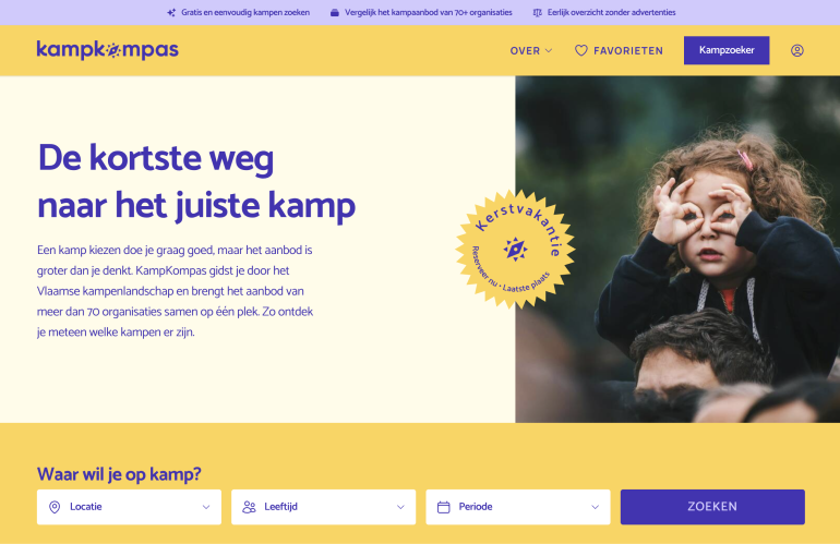 KampKompas in een nieuwe stijl